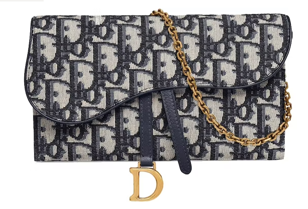 D10r Saddle Wallet Oblique Blue