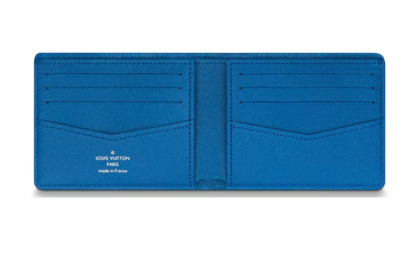 L0vis Vvtt0n Slender Wallet Damier Graphite Blue