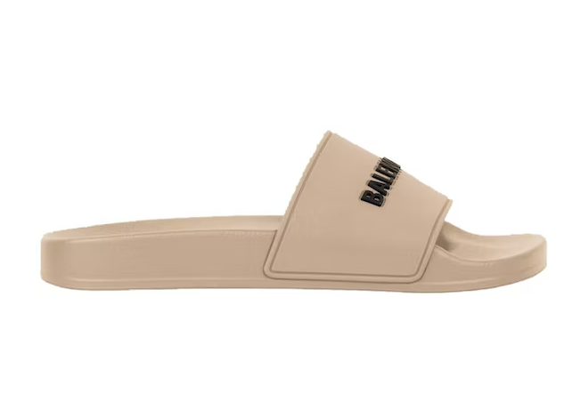 Ba1en*iaga Pool Slide Beige