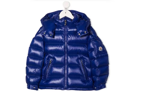 Moncler Enfant Padded Feather-Down Kids Jacket Royal Blue