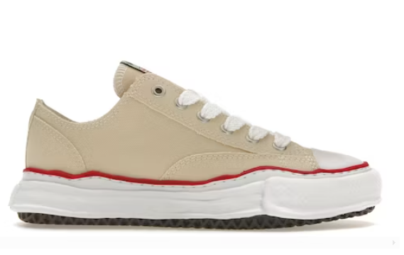 Ma1s0n Mihara Yasuhiro Peterson OG Sole Canvas Low Natural