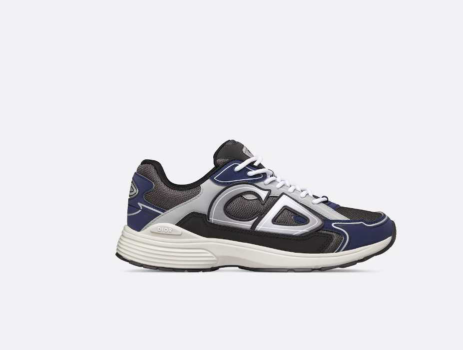 D10r B30 Sneaker Anthracite Gray Mesh with Black, Blue and D10r Gray Technical Fabric